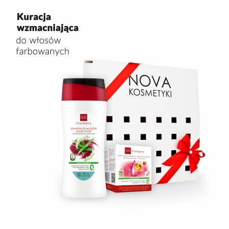 Kuracja wzmacniająca do włosów farbowanych GoCranberry