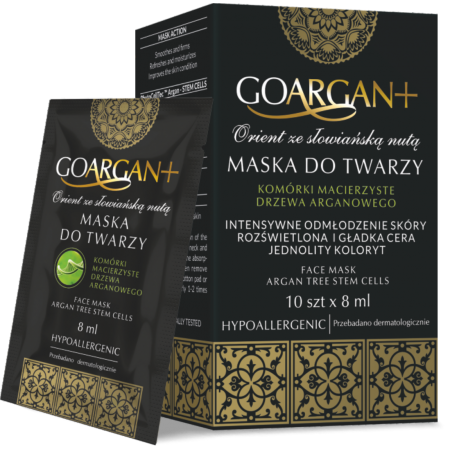 Maska do twarzy - Komórki Macierzyste drzewa arganowego GoArgan+ - 10 x 8 ml