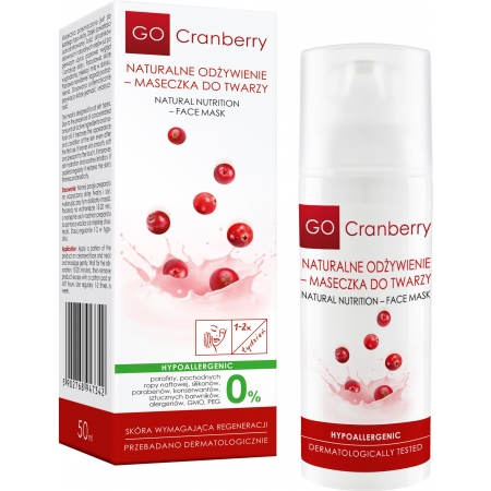 Naturalne Odżywienie - Maseczka do Twarzy GoCranberry 50 ml