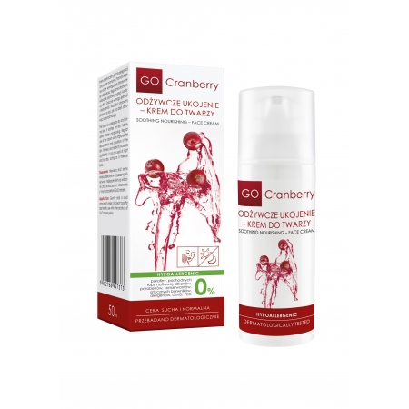 Odżywcze Ukojenie - Krem do Twarzy GoCranberry 50 ml