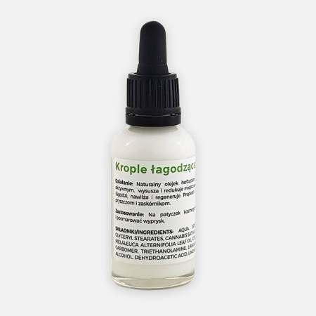 Krople łagodzące trądzik 30ml