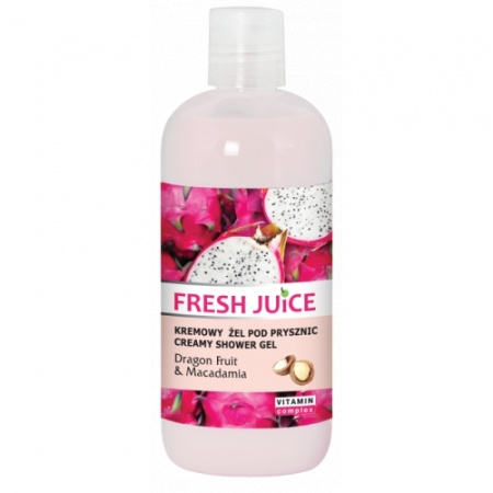 Fresh Juice Kremowy żel pod prysznic Dragon fruit & Macadamia, 500ml