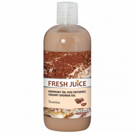 Fresh Juice - kremowy żel pod prysznic, tiramisu, 500ml