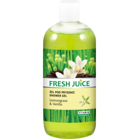 Fresh Juice Żel pod prysznic Lemongrass & Vanilla, 500ml