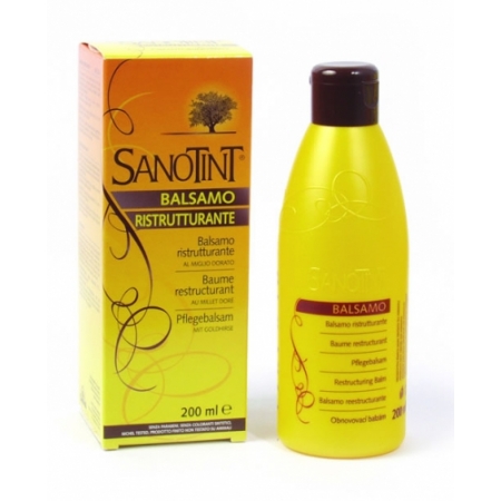 Odżywka Rekonstruująca Sanotint Restructuring Conditioner "NAWILŻENIE I POŁYSK BEZ SPŁUKIWANIA" pH 2,5-3