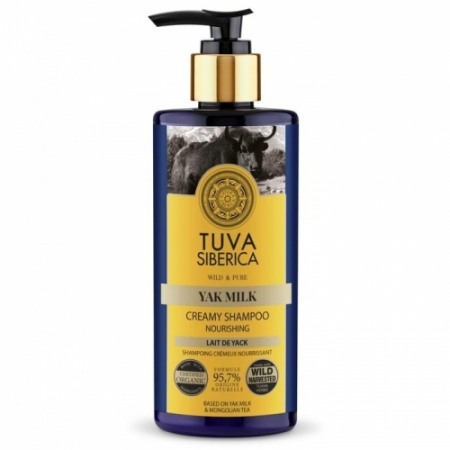 Odżywczy bio-szampon do włosów Yak Milk Tuva Siberica 300 ml