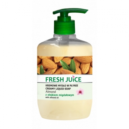 Fresh Juice - Kremowe mydło - Almond - z olejkiem migdałowym, 460ml