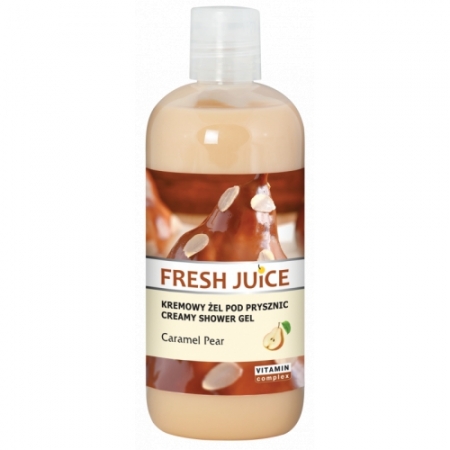 Fresh Juice - kremowy żel pod prysznic, caramel pear, 500ml